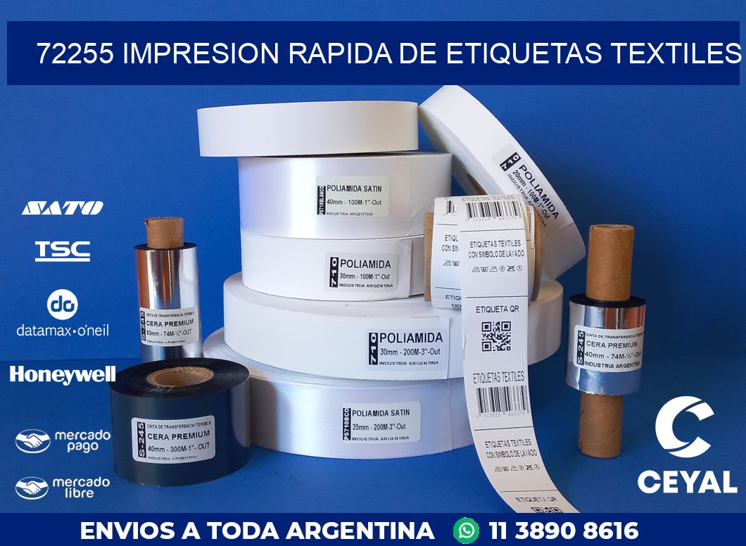 72255 IMPRESION RAPIDA DE ETIQUETAS TEXTILES