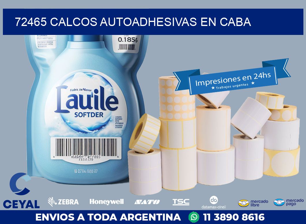 72465 CALCOS AUTOADHESIVAS EN CABA