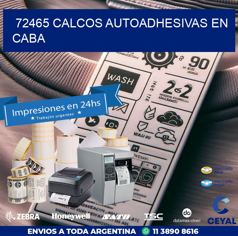 72465 CALCOS AUTOADHESIVAS EN CABA