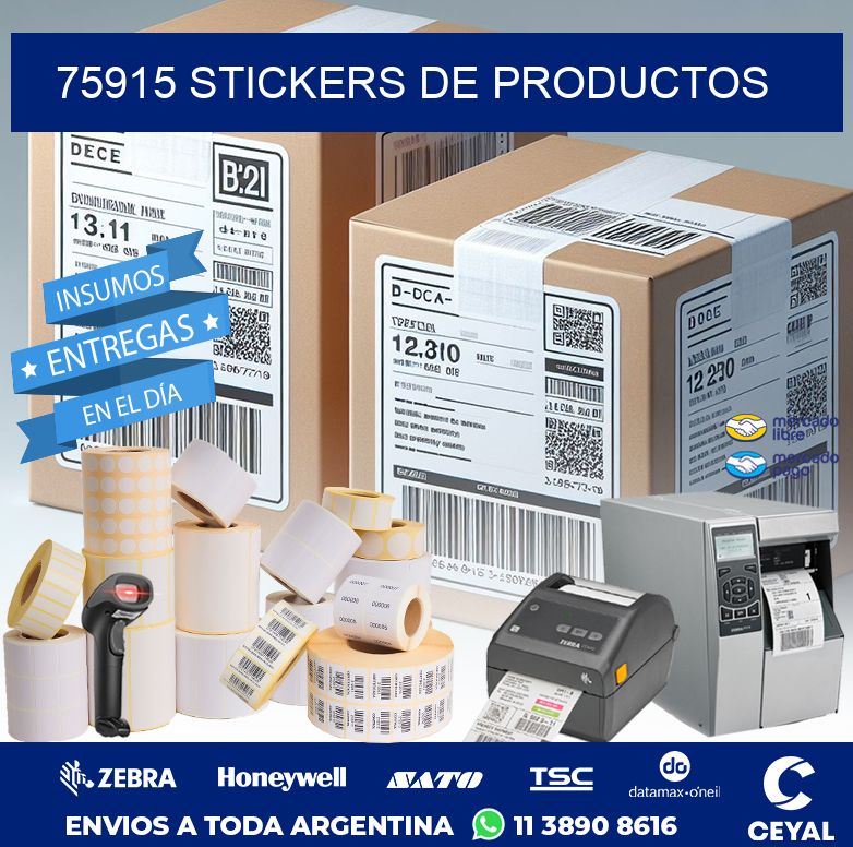 75915 STICKERS DE PRODUCTOS