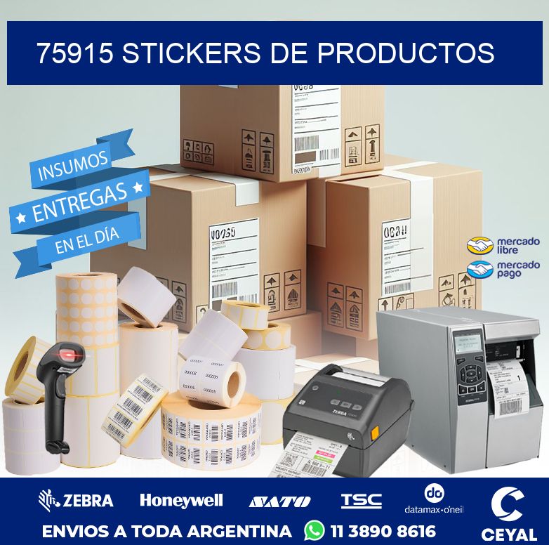 75915 STICKERS DE PRODUCTOS