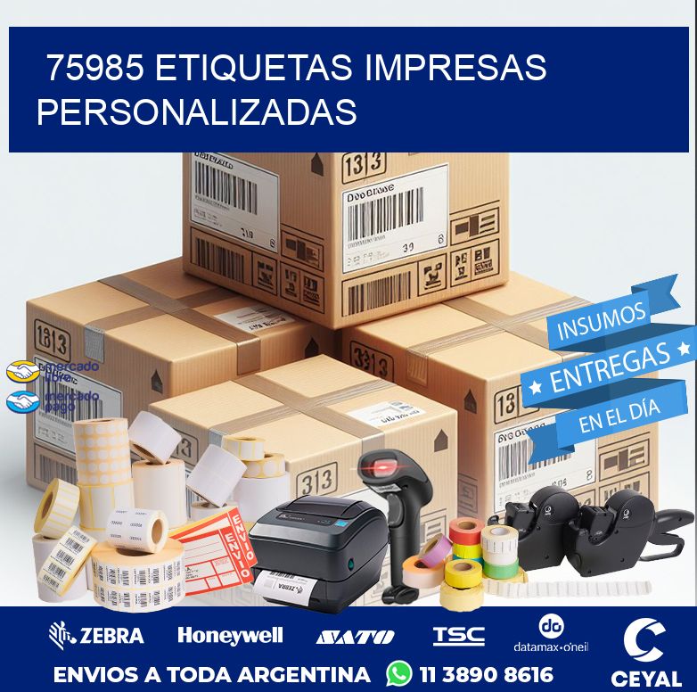 75985 ETIQUETAS IMPRESAS PERSONALIZADAS