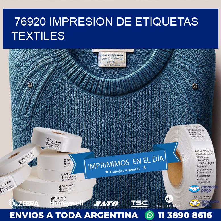 76920 IMPRESION DE ETIQUETAS TEXTILES