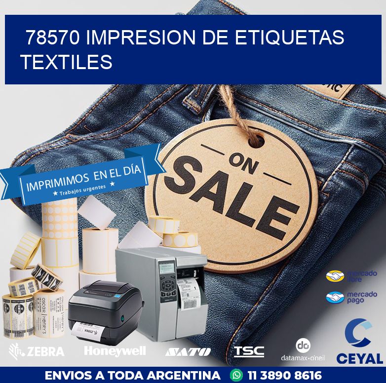 78570 IMPRESION DE ETIQUETAS TEXTILES