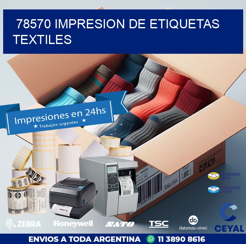 78570 IMPRESION DE ETIQUETAS TEXTILES