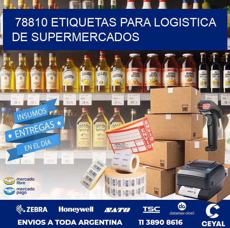 78810 ETIQUETAS PARA LOGISTICA DE SUPERMERCADOS