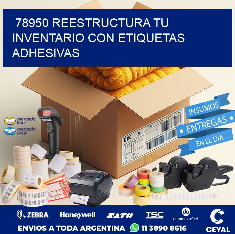 78950 REESTRUCTURA TU INVENTARIO CON ETIQUETAS ADHESIVAS