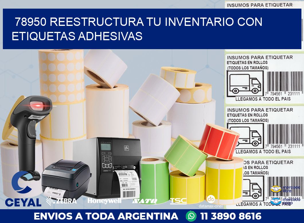 78950 REESTRUCTURA TU INVENTARIO CON ETIQUETAS ADHESIVAS