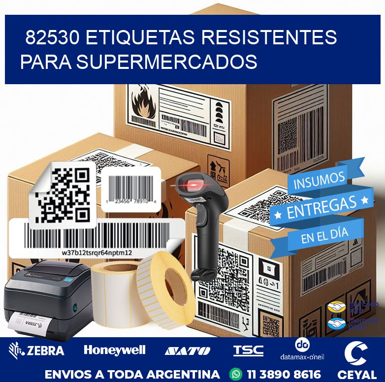 82530 ETIQUETAS RESISTENTES PARA SUPERMERCADOS