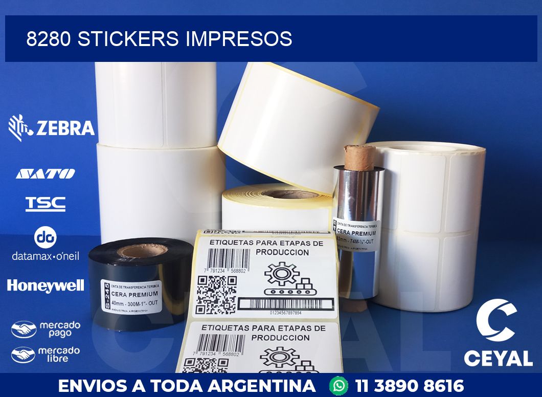 8280 STICKERS IMPRESOS