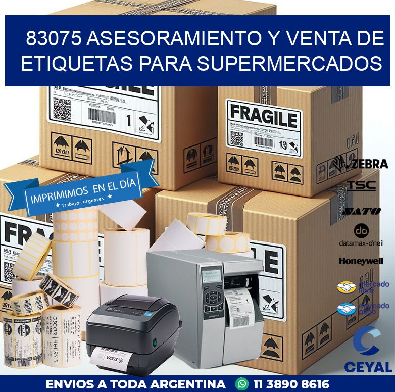 83075 ASESORAMIENTO Y VENTA DE ETIQUETAS PARA SUPERMERCADOS