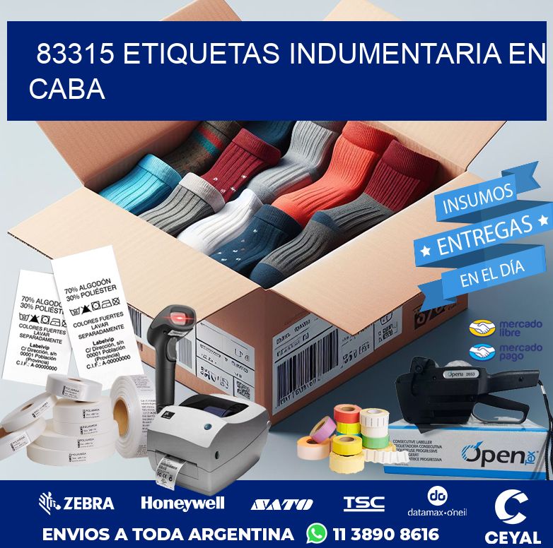 83315 ETIQUETAS INDUMENTARIA EN CABA