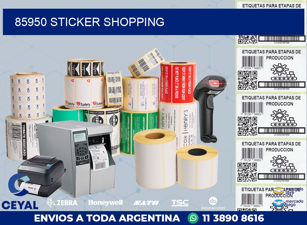 85950 STICKER SHOPPING