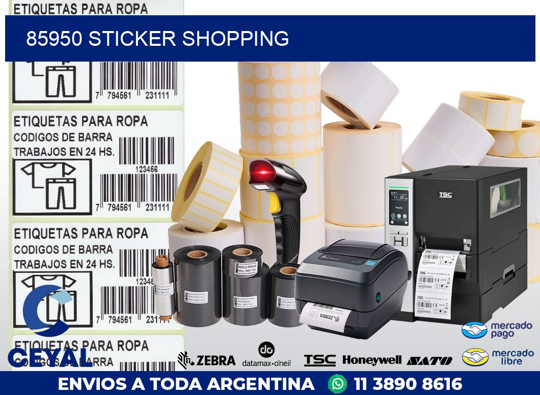 85950 STICKER SHOPPING