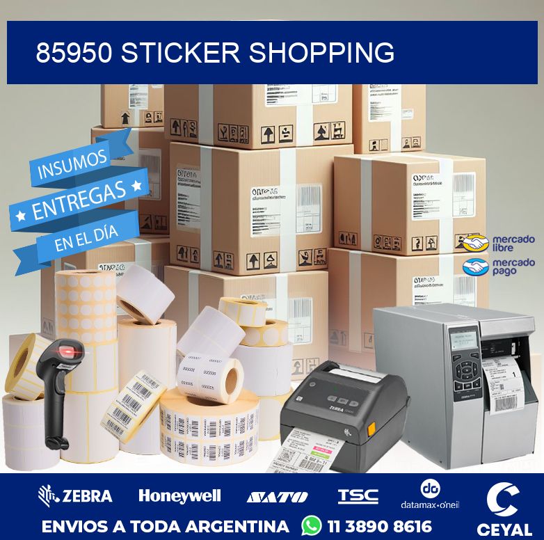 85950 STICKER SHOPPING