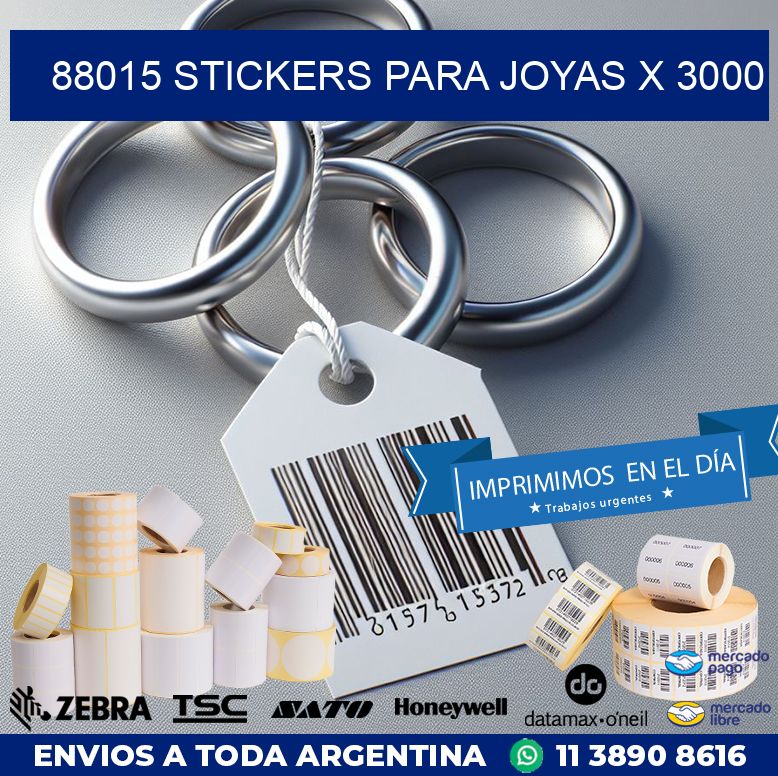 88015 STICKERS PARA JOYAS X 3000