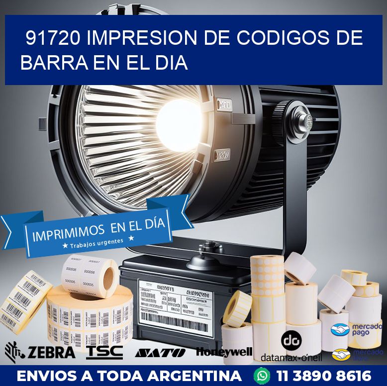 91720 IMPRESION DE CODIGOS DE BARRA EN EL DIA