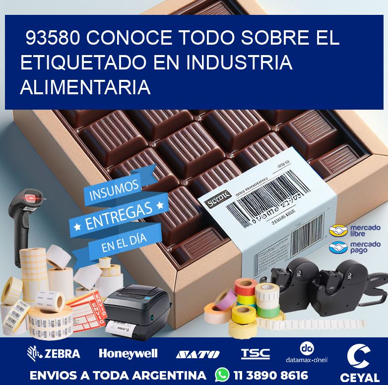 93580 CONOCE TODO SOBRE EL ETIQUETADO EN INDUSTRIA ALIMENTARIA