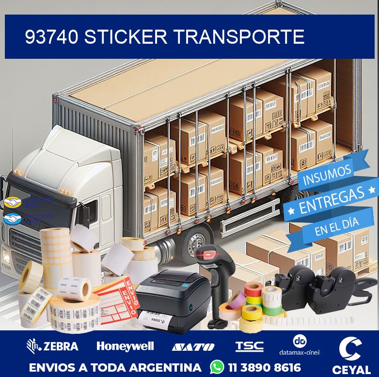 93740 STICKER TRANSPORTE