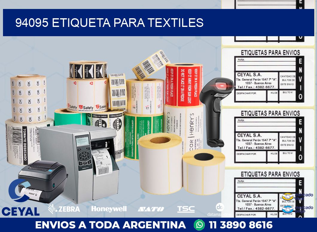 94095 ETIQUETA PARA TEXTILES