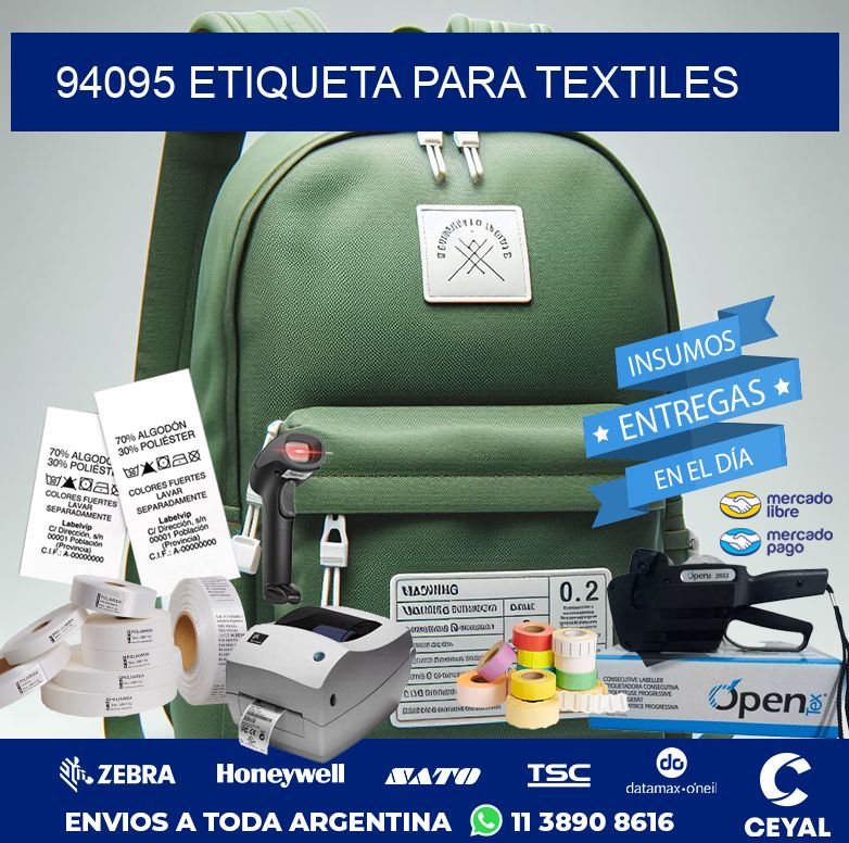 94095 ETIQUETA PARA TEXTILES