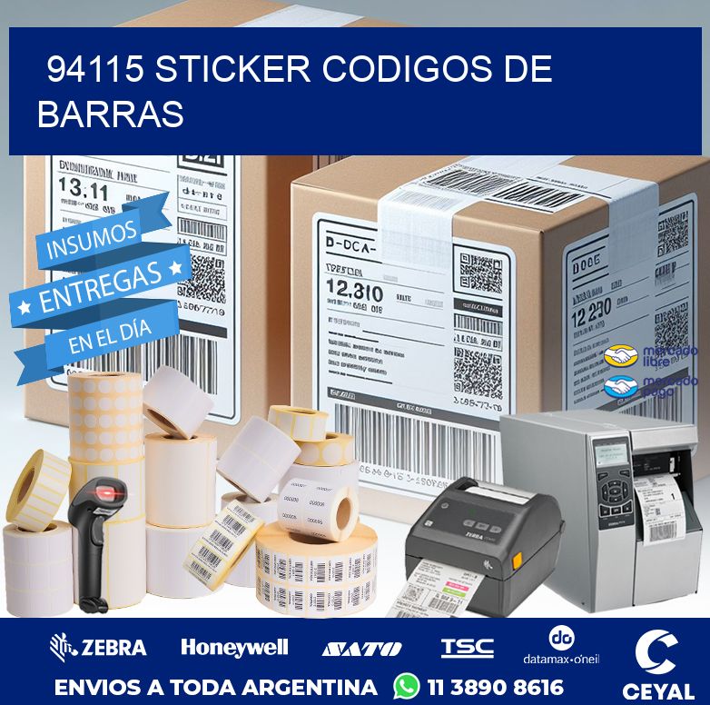 94115 STICKER CODIGOS DE BARRAS