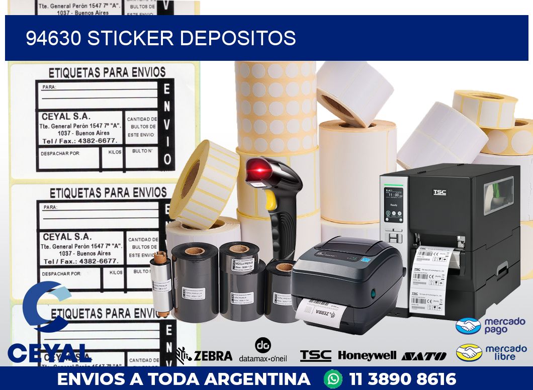 94630 STICKER DEPOSITOS