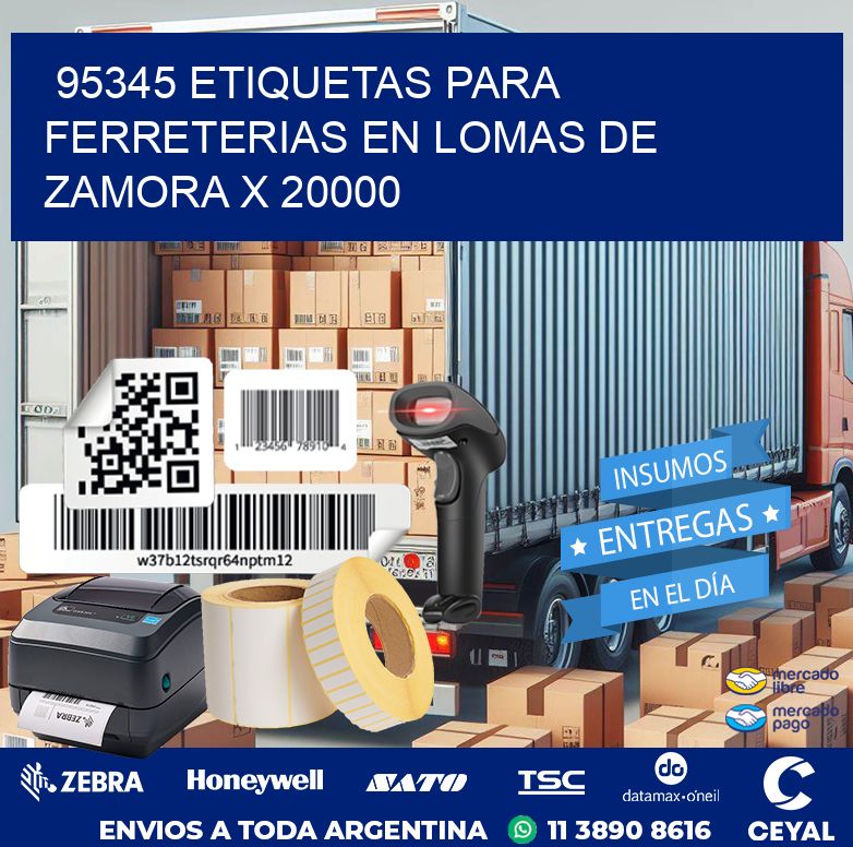 95345 ETIQUETAS PARA FERRETERIAS EN LOMAS DE ZAMORA X 20000