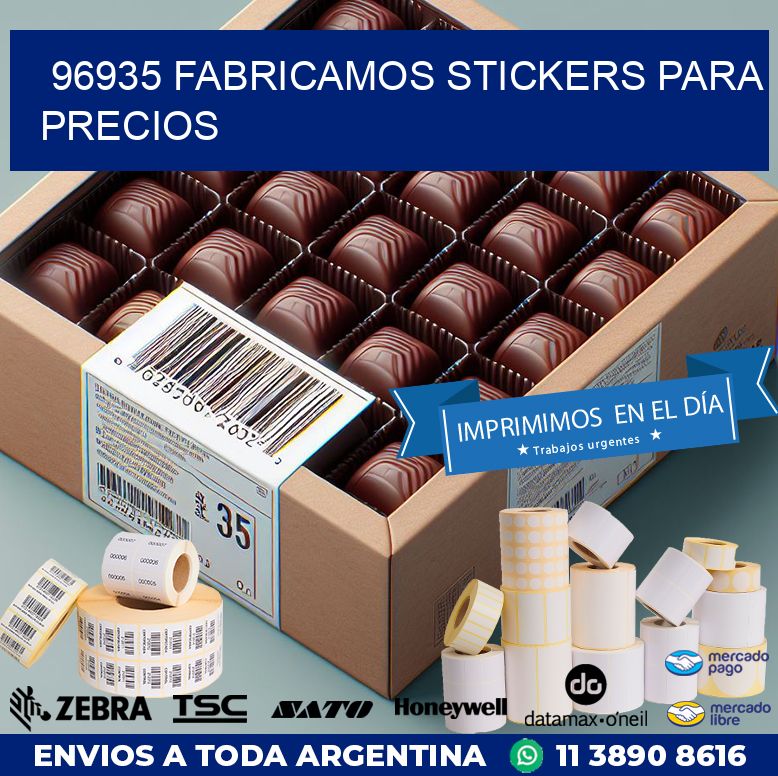 96935 FABRICAMOS STICKERS PARA PRECIOS