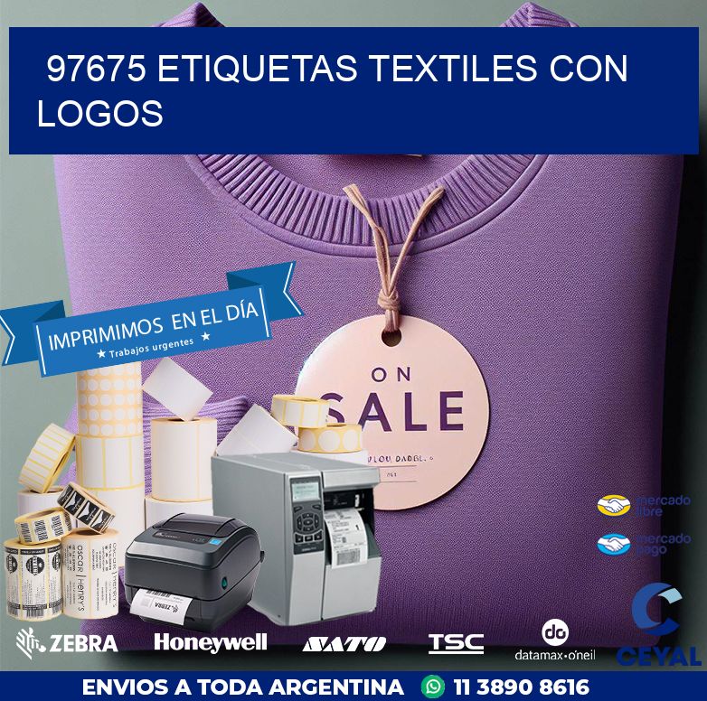 97675 ETIQUETAS TEXTILES CON LOGOS