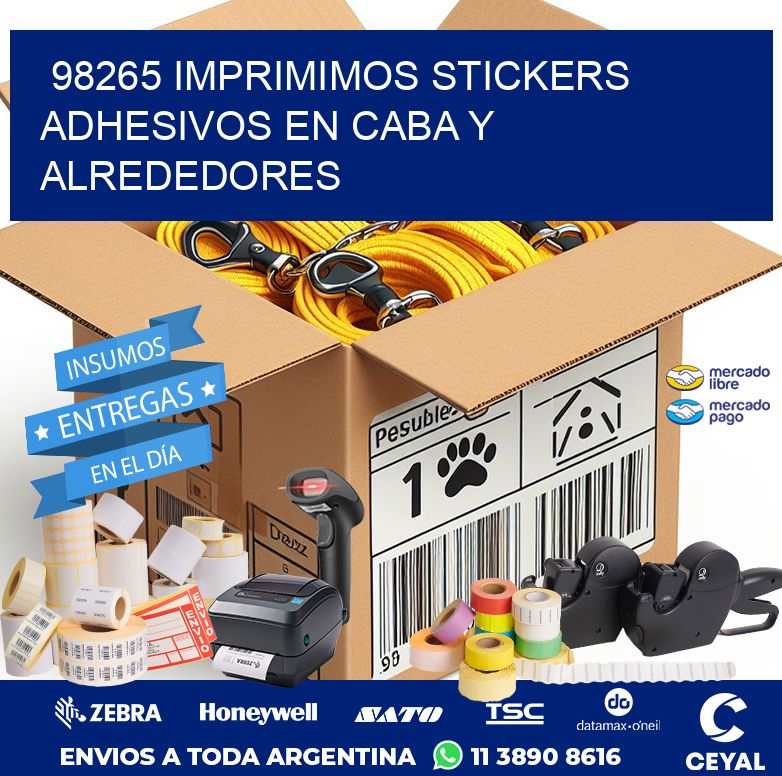 98265 IMPRIMIMOS STICKERS ADHESIVOS EN CABA Y ALREDEDORES