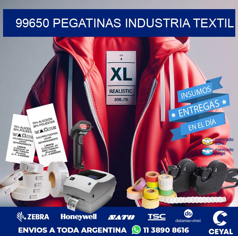 99650 PEGATINAS INDUSTRIA TEXTIL