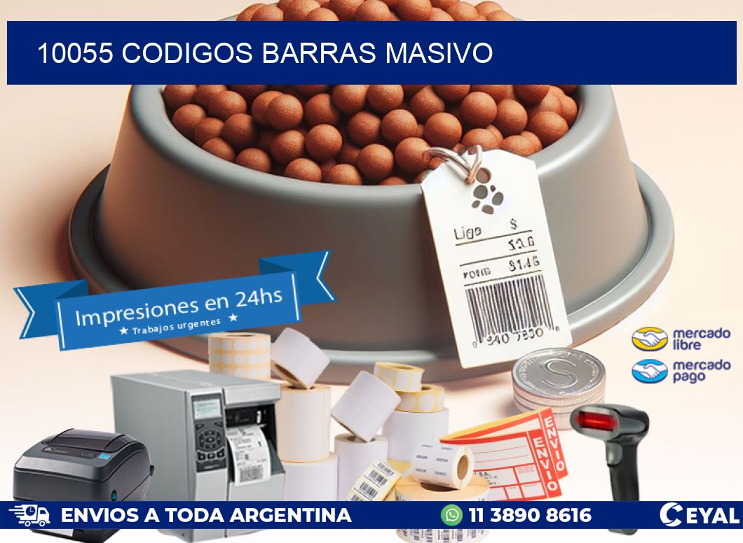 10055 CODIGOS BARRAS MASIVO