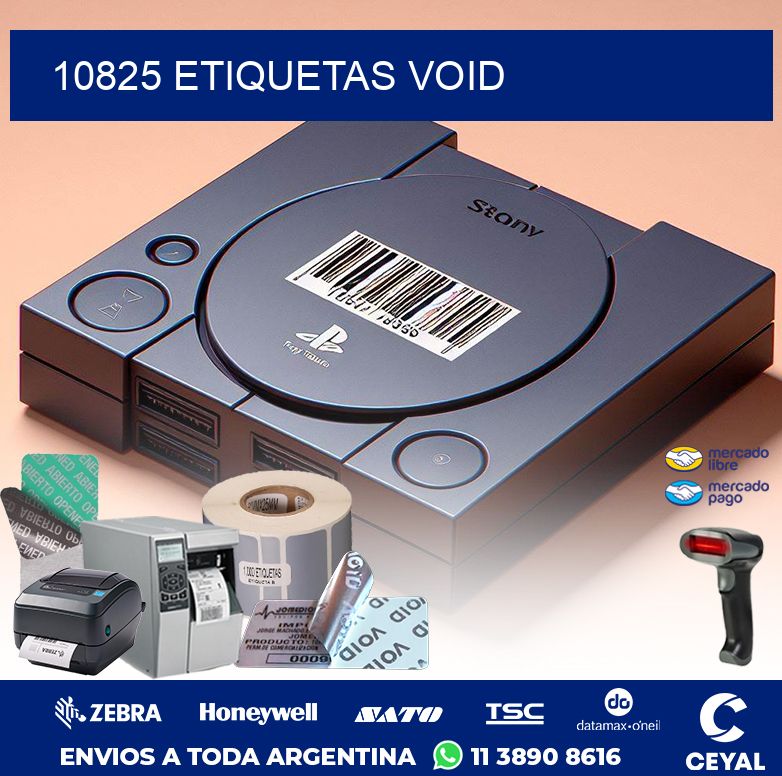10825 ETIQUETAS VOID