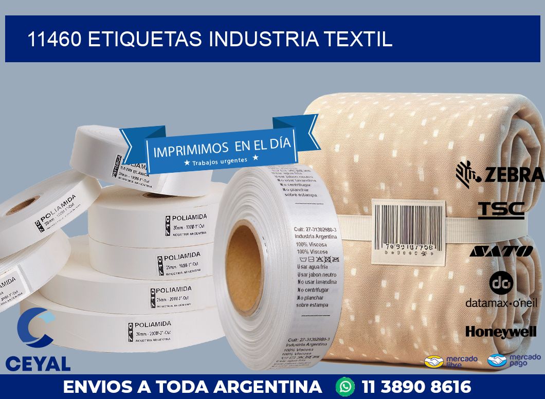 11460 ETIQUETAS INDUSTRIA TEXTIL