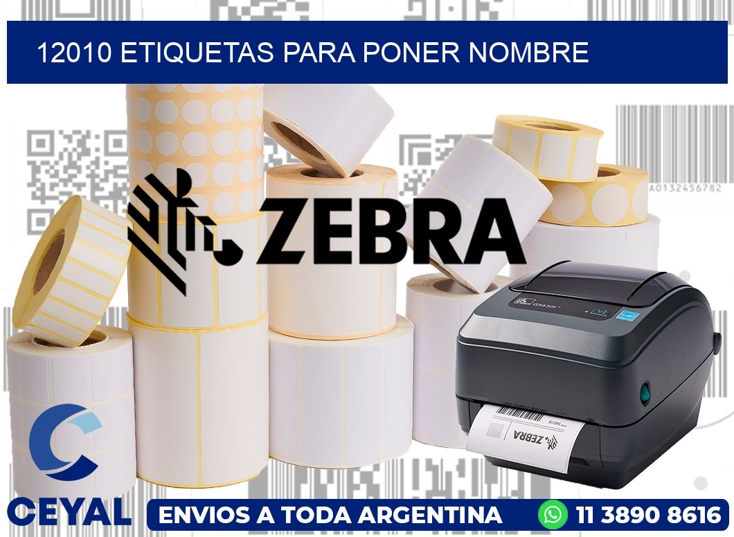 12010 ETIQUETAS PARA PONER NOMBRE