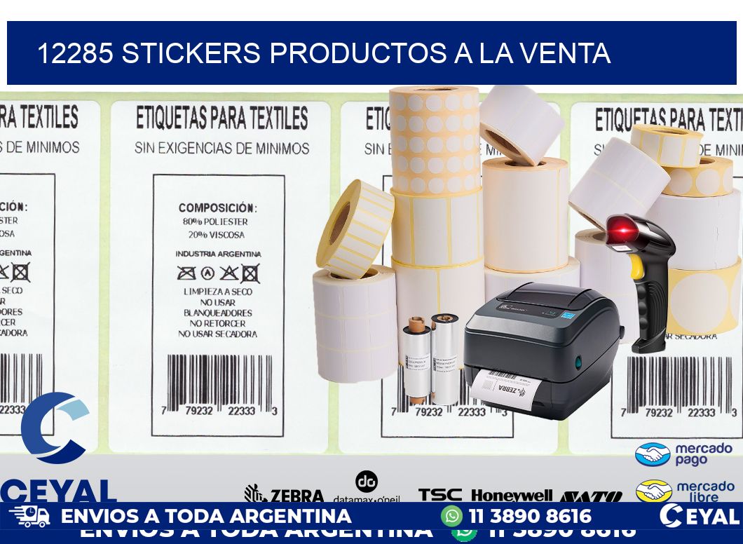 12285 stickers productos a la venta