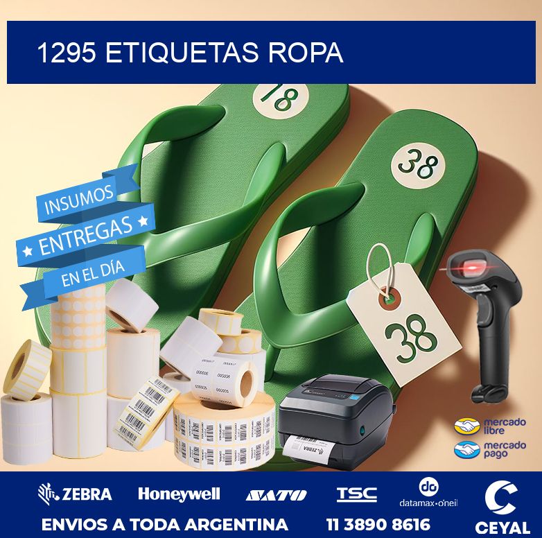 1295 ETIQUETAS ROPA