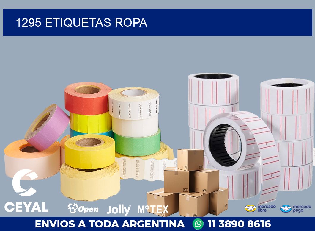 1295 ETIQUETAS ROPA