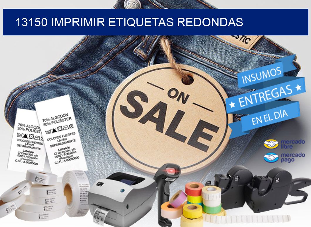 13150 IMPRIMIR ETIQUETAS REDONDAS