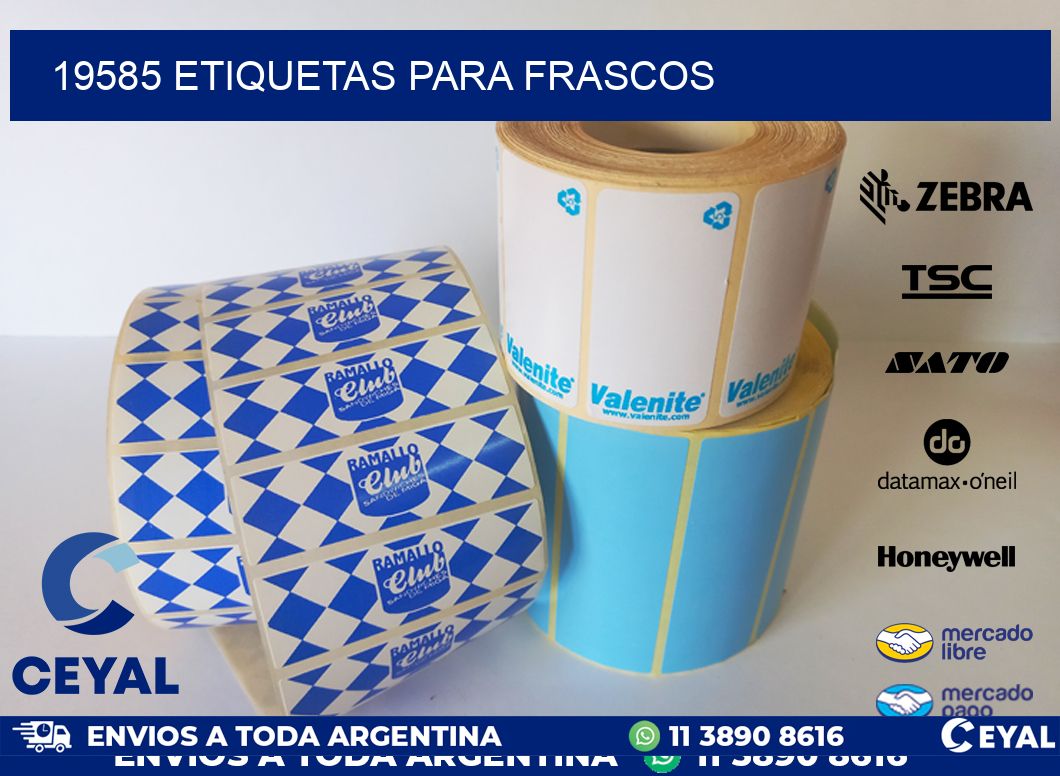 19585 ETIQUETAS PARA FRASCOS