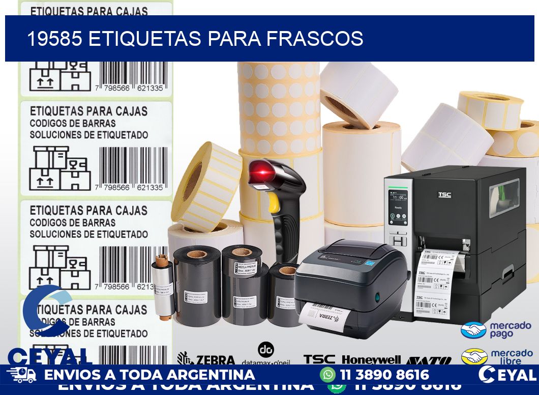 19585 ETIQUETAS PARA FRASCOS