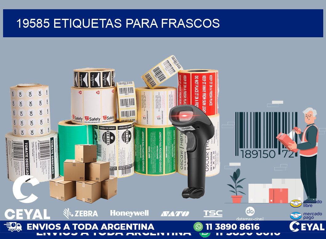 19585 ETIQUETAS PARA FRASCOS