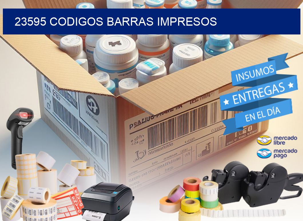 23595 CODIGOS BARRAS IMPRESOS