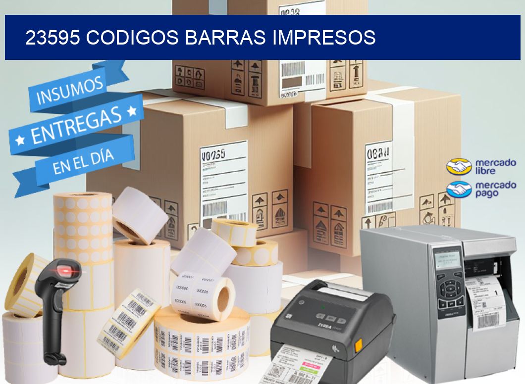 23595 CODIGOS BARRAS IMPRESOS