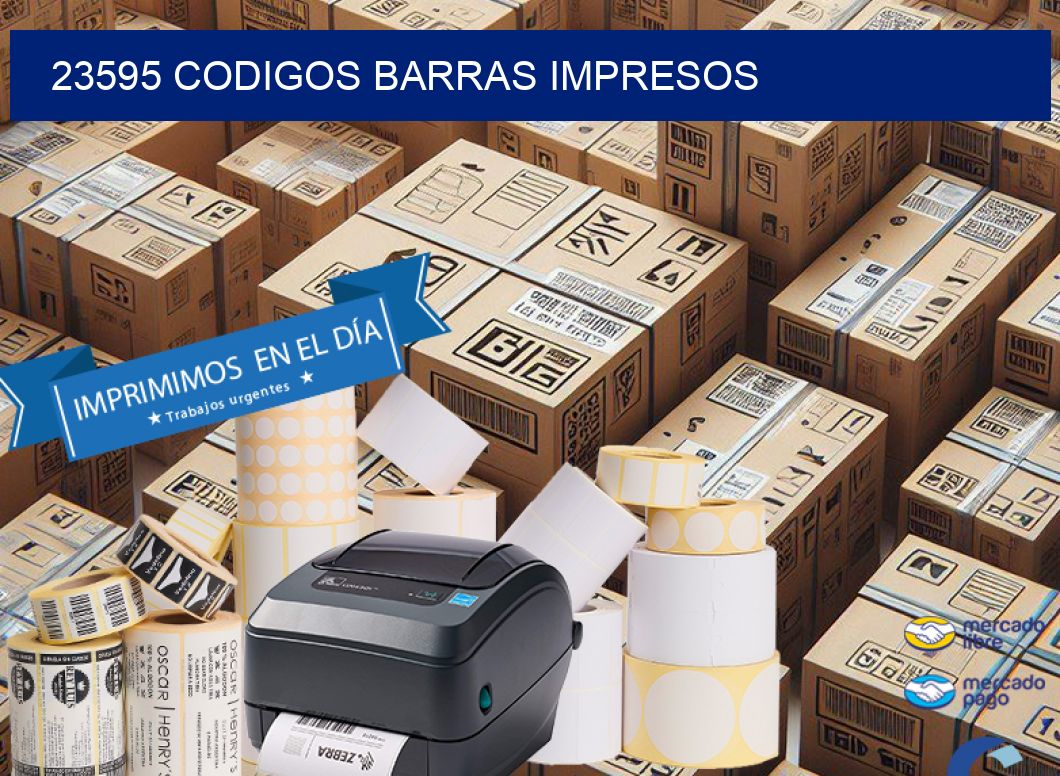 23595 CODIGOS BARRAS IMPRESOS