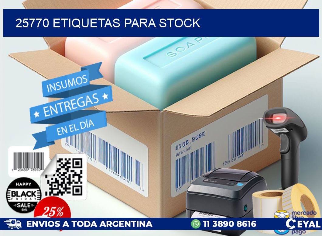 25770 ETIQUETAS PARA STOCK
