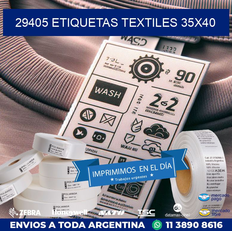 29405 ETIQUETAS TEXTILES 35X40