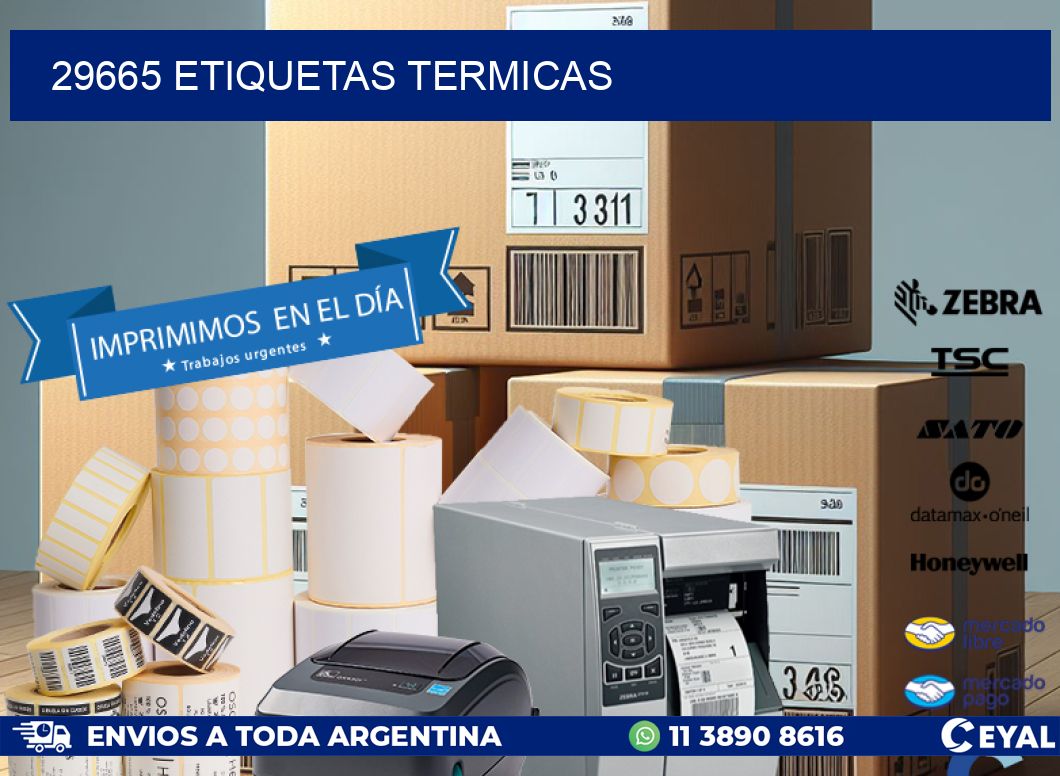 29665 ETIQUETAS TERMICAS