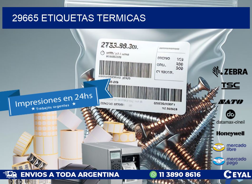 29665 ETIQUETAS TERMICAS